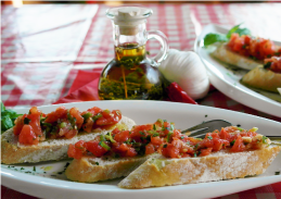 Tomato Feta Bruschetta